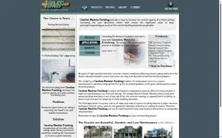 Carolina Machine Finishing website