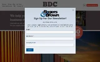 Brown Distribution Centers Inc website