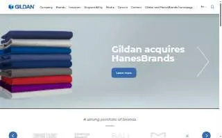 Gildan Distribution Center Charleston website