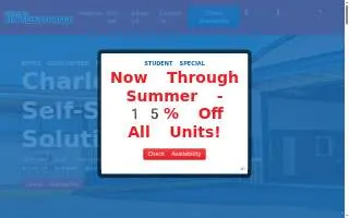 Carter's City Self Storage website