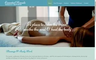Essential~Kneads Massage & Bodywork website