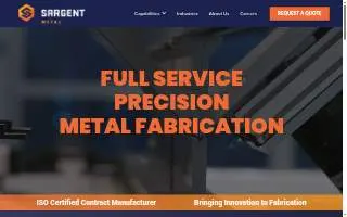 Sargent Metal website