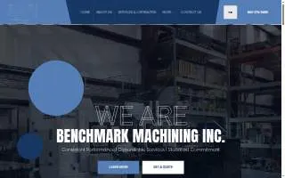 Benchmark Machining Inc website