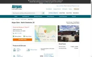 Airgas Store of North Charleston website