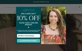 Hermosa Jewelry of Mt Pleasant website