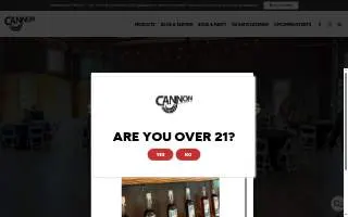 Cannon Distillery website