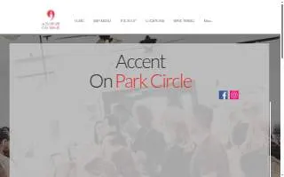 Accent on Wine Park Circle website