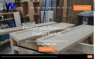 Yankee WoodWorks, Custom Wood Furniture & Gifts website