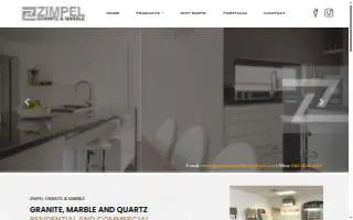 Zimpel Granite & Marble website