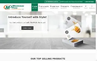 Minuteman Press Printing of Goose Creek website
