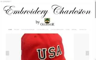 O'Connor Embroidery & Apparel website