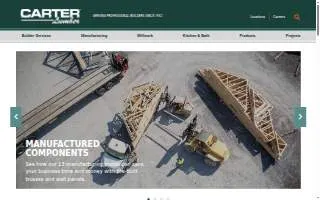 Carter Lumber of Charleston website