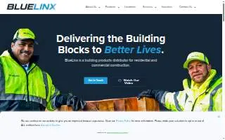 BlueLinx website