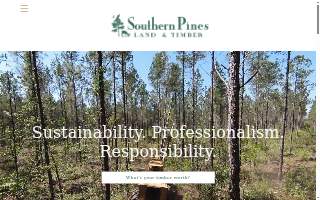 Southern pines land and timber