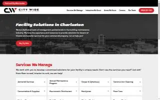 City Wide Facility Solutions - Charleston website