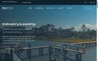 Blutide Marine Construction website