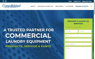 Consolidated Laundry Equipment Inc - Commercial Laundry Equipment & Parts