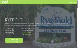 Ryefield website