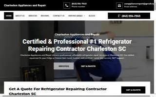 Charleston Appliances and Repairs website
