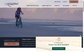Kiawah Island Real Estate website