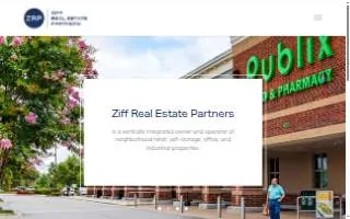 Ziff Real Estate Partners website