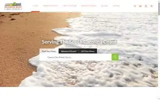 Rainbow Row Real Estate website