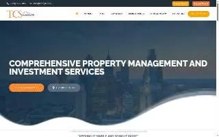 TCS Property Management of Philadelphia website
