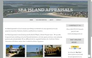 Sea Island Appraisals, LLC website
