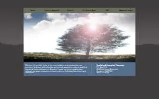 Sea Island Appraisal Company website
