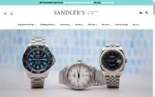 Sandler's Diamonds & Time website