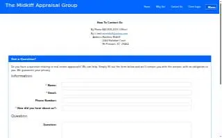 The Midkiff Appraisal Group website