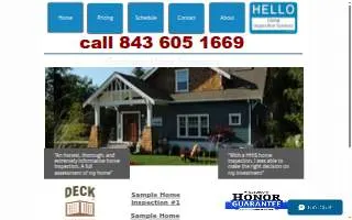 Hello Home Inspection Services website