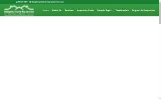 Integrity Home Inspection Services Group LLC website