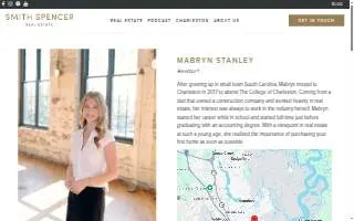 Mabryn Stanley Real Estate website
