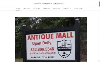 Auction Charleston Antique Mall website