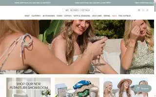 My Sister's Cottage website