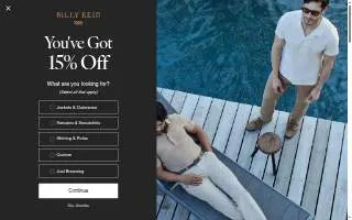 Billy Reid website