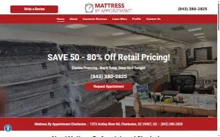 Mattress By Appointment Charleston website
