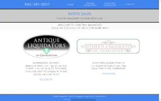 Antique Estate Liquidation of Charleston website