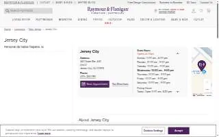 Raymour & Flanigan Furniture and Mattress Store of Jersey City website