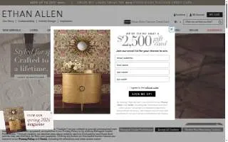 Ethan Allen of Greenville website