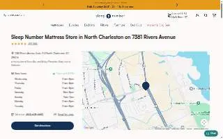 Sleep Number of North Charleston website