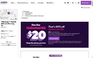 Metro by T-Mobile of Charleston website