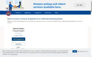 Rent-A-Center of Charleston website
