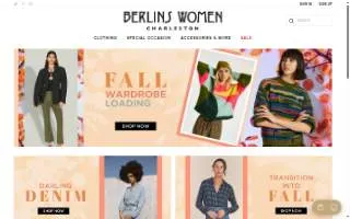 Berlins For Women website