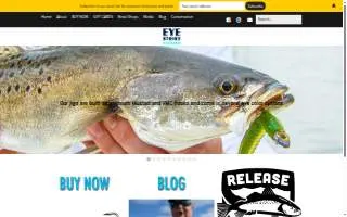 Eye Strike Fishing website
