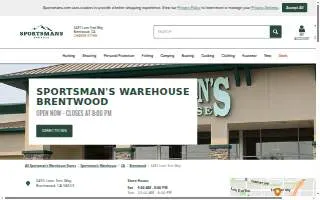 Sportsman's Warehouse of Brentwood website