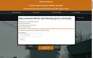 C&S Shooting Sports website