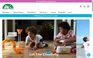 Wonder Works of Mt Pleasant website