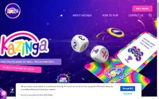 Kazinga website